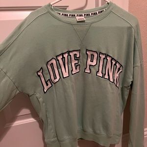 Mint green crewneck